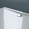 Receveur de douche bac à douche Sogood Lucia04AR acrylique anti-glisse blanc plat rectangulaire 70x100x4cm pour la salle de bain-2