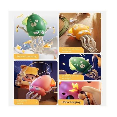 Usper Electric Dancing Octopus Toy, Giocattolo Magico Danzante Polpo Per Bambini Elettrico Pedagogico Con Led E Musica Giocattolo Musicale Danzante E Cantante Per Ragazze Ragazzi