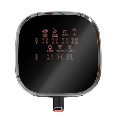 Livoo Friteuse Sans Huile 3,5L - 1400W, 8 Programmes, Cuisson Saine Jusqu’à 200°C