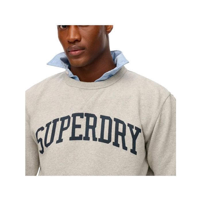 Sweat Superdry Athletic Homme Gris | FR