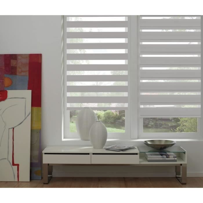 Deco Company Double Store À Clipser, Store Enrouleur À Commande