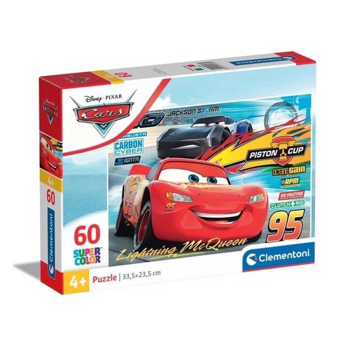 Puzzle Cars 3 - Clementoni - 60 pièces - Pour enfants de 3 ans et plus ...