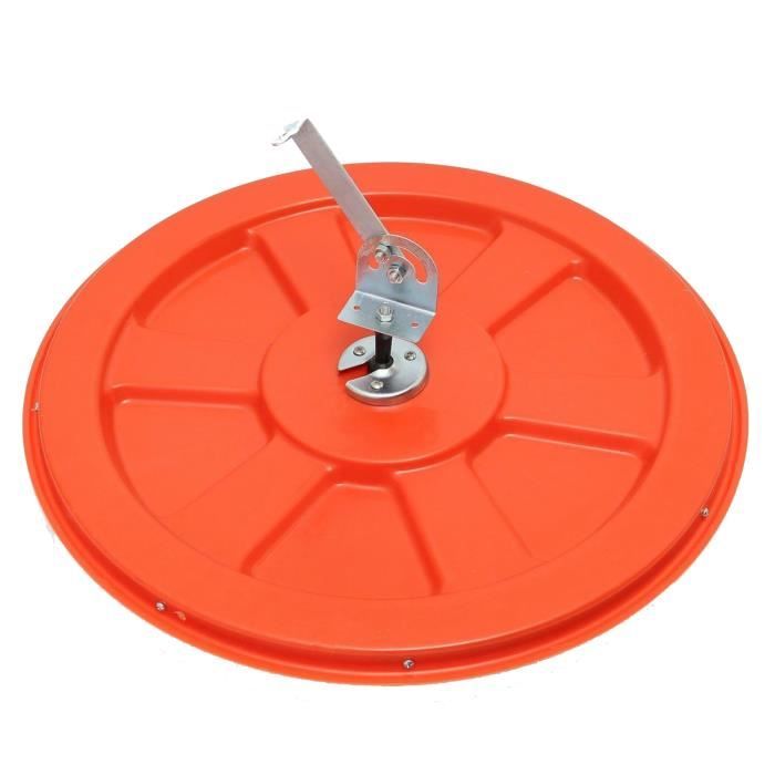 Miroir Convexe Sécurité 45cm - 130° Grand Angle Pour Garage, Allée, Parking - Miroir Routier Réglable