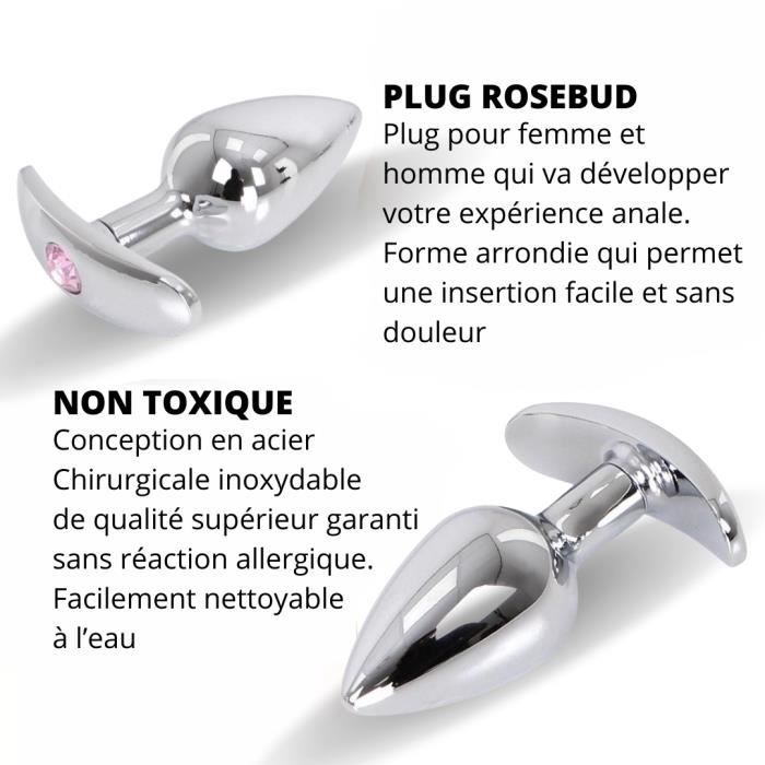 plug anal avec diamant Plug Anal Diamant Bleu