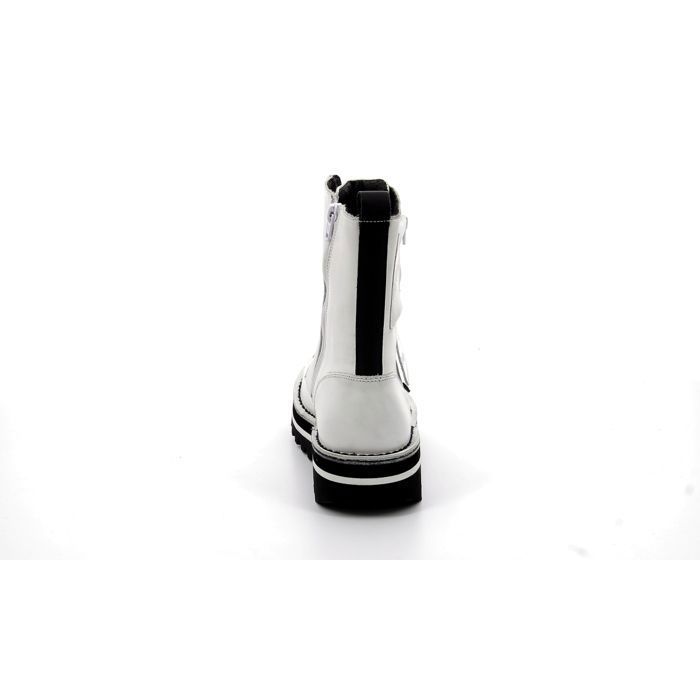 Bottillons blancs femme clearance