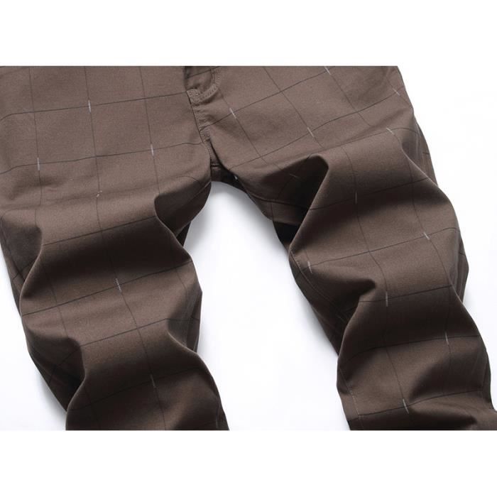 Pantalon Femme Nasty Gal à Carreaux Marron - Taille 10 (US) - Haute Taille - Neuf Sans étiquettes