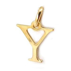 Pendentif Lettre Y En Argent 925 Avec Zirconias - Collier Fin - Neuf Avec étiquettes