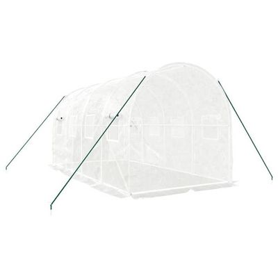 Bâche De Rechange 130g/m² Verte Pour Serre Tunnel 18m² 7 Arceaux - CRIMÉE