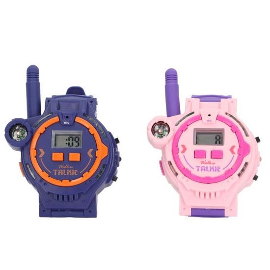 Drfeify Jouet d'horloge Horloge jouet enfants apprentissage horloge  apprentissage montres horloge modèle jouets talkie-walkie - Cdiscount Maison