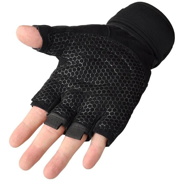 Gants De Musculation En Cuir Rembourré - Pour Gym, Fitness, Entraînement Confortable