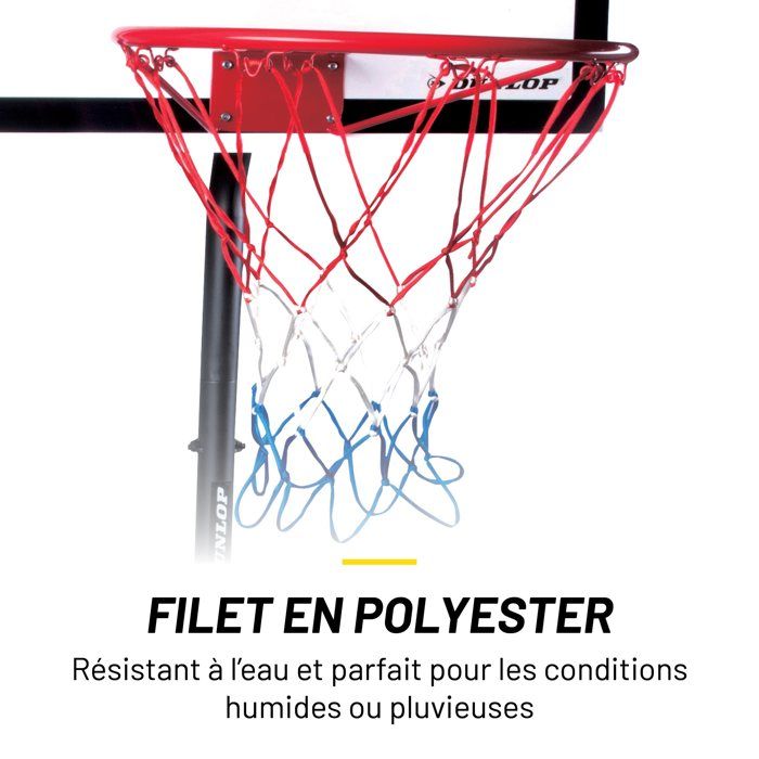 Dunlop Basketballkorb Set – Höhenverstellbar 165–205 Cm, Mit Ball & Pumpe, Befüllbarer Stand (Wasser/Sand), Für Indoor & Outdoor Dunlop Basketballkorb Set – Höhenverstellbar 165–205 Cm, Mit Ball & Pumpe, Befüllbarer Stand (Wasser/Sand), Für Indoor & Outdoor