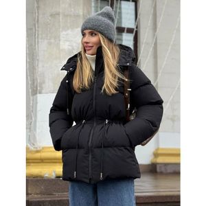 Manteau Doudoune Noir Taille 52/54 Pour Femme - Occasion Très Bon état, Style Chic Décontracté