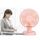 Ventilateur de bureau rose