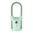Climatiseur Mobile - Silencieux Polyvalent 5 vitesses - Petit ventilateur USB rechargeable veilleuse - Chambre bureau maison - Vert