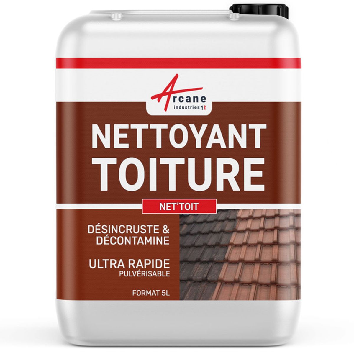 Nettoyant flash pour toiture tuile, béton, ardoise, terre cuite ACTION — free download