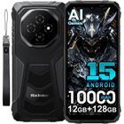 Blackview FORT 1 Téléphone Portable Incassable 6.56" 12Go+128Go 10000mAh Smartphone Android 15 NFC Dual SIM GPS - Noir