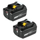 MAWIRON 2 X 8,0 Ah Lithium-ion Batterie Remplacement pour Makita 18V BL1815 BL1830 BL1840 BL1850 BL1845 BL1860