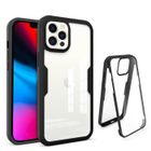 Coque Iphone 13 Pro MAX Noir ,AURSTORE Protection intégrale en 2 Parties Avant + Arrière en Rigide Transparente