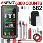 Multimètre professionnel intelligent PRUMYA - ANENG 682 - AC/DC - 8A - 390W - Numérique - Blanc