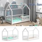 Lit enfant VitaliSpa Wiki, lit cabane, lit aire de jeux, 80 x 160 cm, sommier à lattes, barrière anti-chute