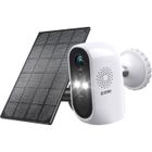ZOSI C1 Pro 2K Camera de Surveillance WiFi à Batterie Rechargeable Caméra Extérieure sans Fil Panneau Solaire Audio Bidirectionnel
