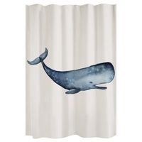 Rideau de douche whale tissu 180x200 multi Multicolor
