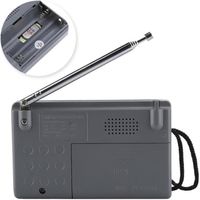 AM FM Compact Transistor Radios Player, Mini Pocket multifonction AM / FM BC-R119 Radio Speaker Receiver Antenne télescopique Mini