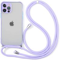 Coque Bandoulière Pour iPhone 11 Pro (5.8") Violet Légère Protection Anti-choc Mince Dure Rigide