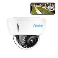 Reolink Caméra Surveillance V81L 8MP PoE Dome,Zoom 5X,Anti-vandalisme IK10,Détection Intelligente,Alerte,Supporte Carte microSD