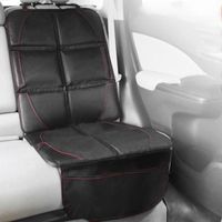 Chuntin-Tapis de siège de voiture tapis de bébé pour enfants Housse de siège de voiture Oxford en cuir PU -noir