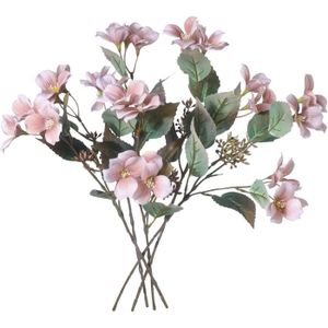 FLEUR ARTIFICIELLE Lot De 5 Fleurs D'Azalée Artificielles, Rhododendr