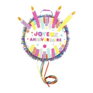 Piñata tète de Licorne pour anniversaire enfant REF/22913