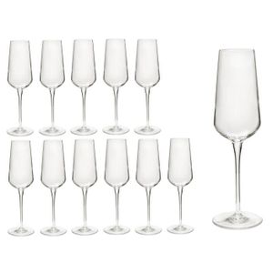 6 Verres à pied ice Coupe De Champagne Nicolas Feuillate Flûte
