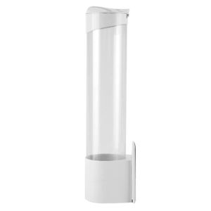 Blanc H/ôpital BSTCAR Distributeur pour gobelet en Papier Distributeur de gobelets Bureau 60-80 Gobelets Distributeur de gobelets en Plastique One Touch Bouton Porte-gobelet pour Maison