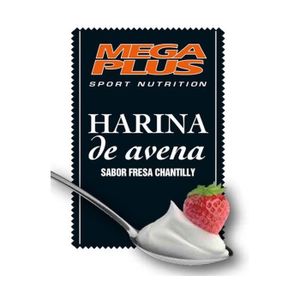 FARINE LEVURE MEGA PLUS - Flocons d'avoine (Chantilly saveur fraise) 2 kg (Fraise)