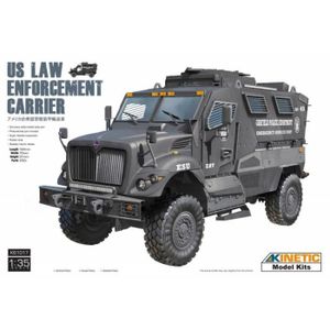 VOITURE À CONSTRUIRE KINETIC Model Kits - Maquette Blindé Us Law Enforcement Carrier Kinetic 61017 1/35ème Maquette Char Promo - Ref : 13394