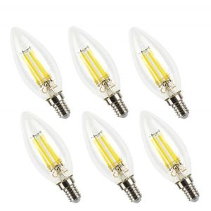 AMPOULE - LED Ampoule de Filament LED E14 C35 5W Blanc Froid Dim