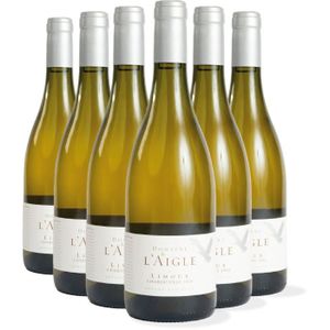 VIN BLANC Domaine de l'Aigle Chardonnay - Vin blanc bio x6