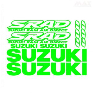 STICKERS - STRASS 8 sticker GSXR – LIME – sticker SUZUKI GSX R SRAD 
