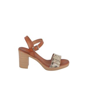 sandale coco abricot