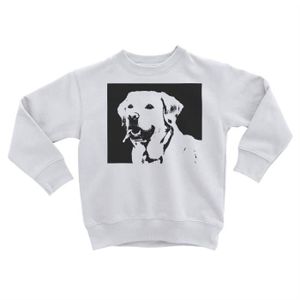 SWEATSHIRT Sweatshirt Enfant Labrador Image Noir et Blanc Gro