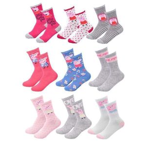 Chaussettes Peppa Pig - lot de 6 paires - taille 31/34