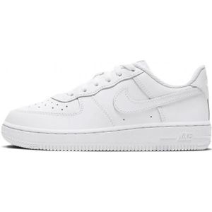 BASKET Basket Nike AIR FORCE 1 LE junior - Blanc - Cuir -