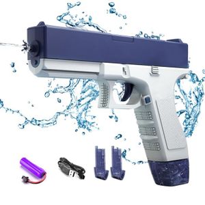 PISTOLET À EAU Pistolet à eau électrique Glock bleu - PIMPIMSKY -