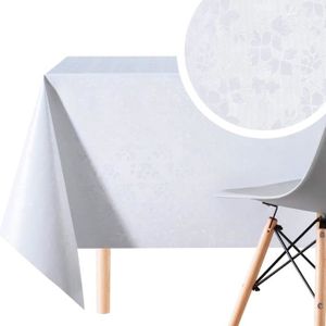 HUHJYUGE Toile Ciree Epaisse Lavable 140x180cm, Décoratif Couverture de  Table avec Franges, Nappe de Table Rectangulaire Antidérapant,  Infroissable
