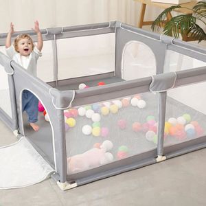 PARC BÉBÉ Willonin® Parc pour bébé 1.5x2m, Barrière avec fil