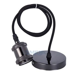 CULOT D'AMPOULE Black Pearl-Not include Bulb -Base de lampe E27 rétro Vintage,support de lampe pendentif ampoule douille à vis 6 couleurs,offre sp