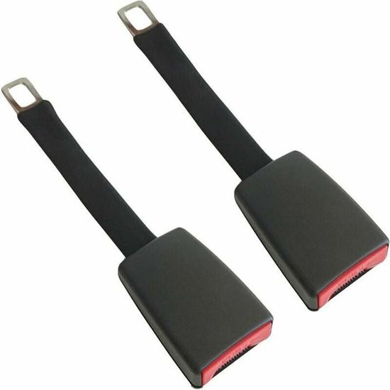 DEZP Boucle Ceinture De Sécurité Voiture 25CM - Accessoire Auto Universel Noir - Compatible La Plupart Des Véhicules