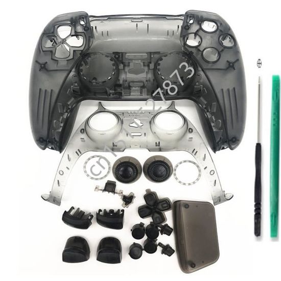 Rouge - Kit complet de remplacement pour manette PS5 Playstation 5, boîtier  de remplacement, coque avant et a - Cdiscount Informatique