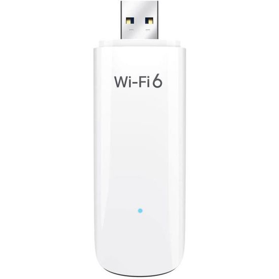 Clé WiFi, Cle WiFi Puissante AC1300 Mbps USB 3.0 Double Bande Antenne